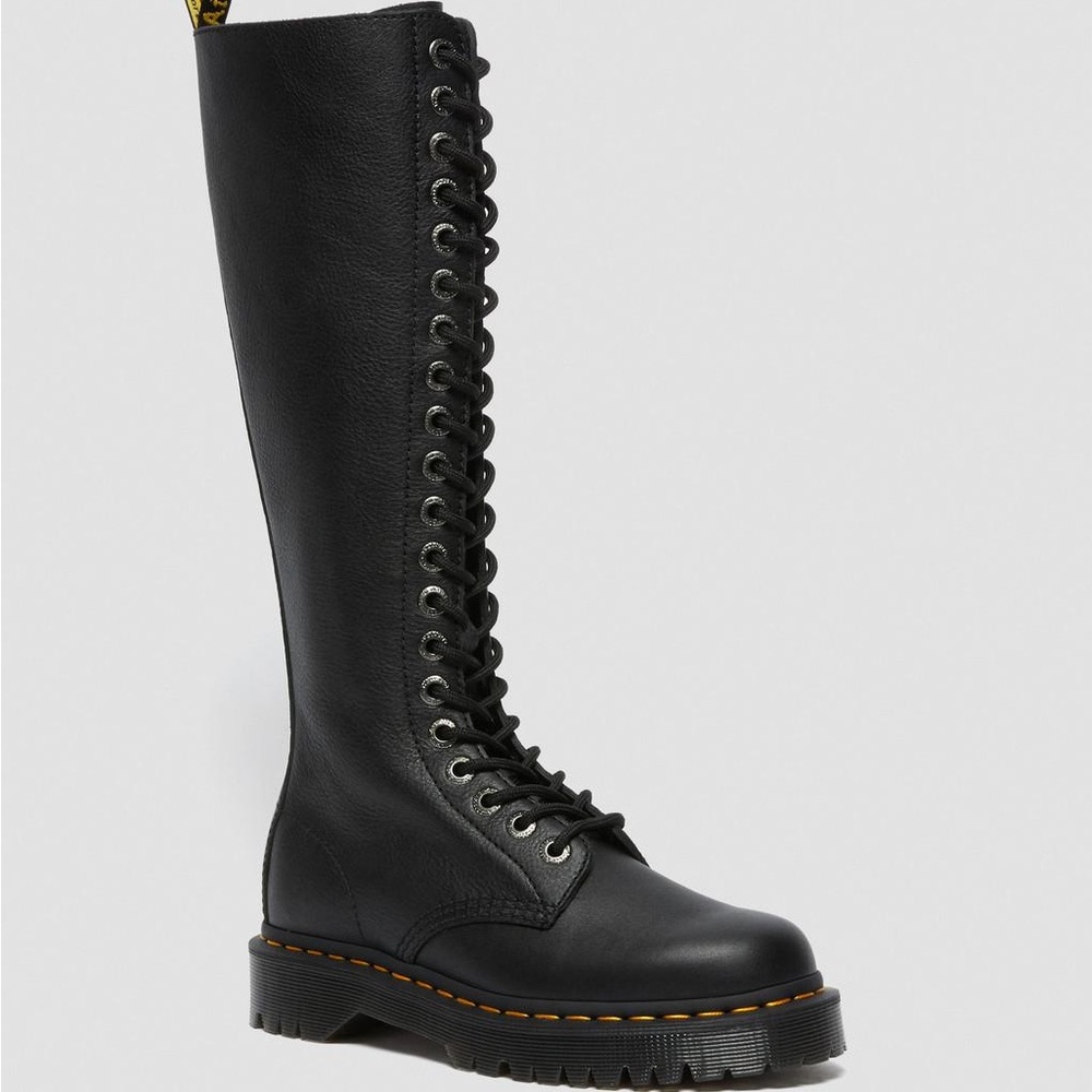Dr. Martens Black Tall Combat Boots Sz 7